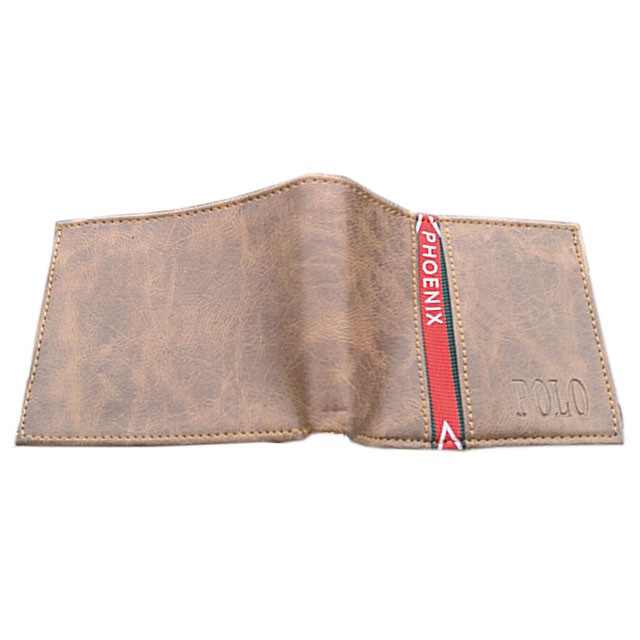 Ví Nam Polo phoenix da PU bóng cao cấp dáng ngang phong cách trẻ trung hiện đại.