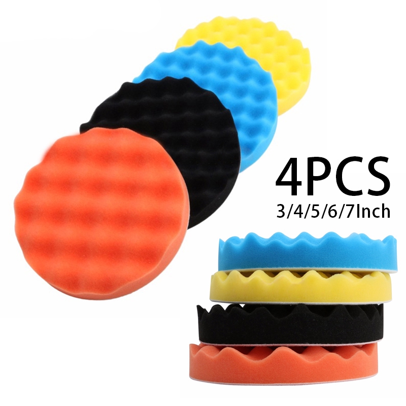 Set 4 miếng bọt biển đánh bóng xe hơi | BigBuy360 - bigbuy360.vn