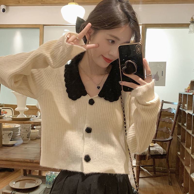 Áo Khoác cardigan Dệt Kim Phong Cách Nhật Bản Cổ Điển JL-TX-582
