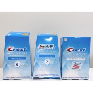 Usa 7 ngày-7 gói miếng dán trắng răng crest 3d whitestrips dental - ảnh sản phẩm 2