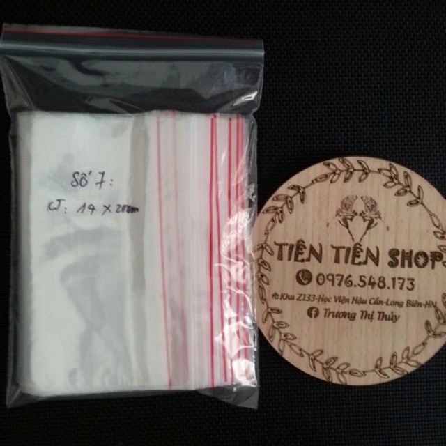 100G túi zip số 7 (14x20cm)