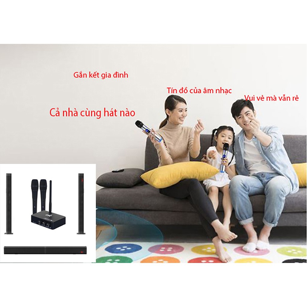 [Mã 254ELSALE giảm 7% đơn 300K] Loa soundbar loa thanh karaoke SK30EK (tặng kèm bộ 2 micro kara)