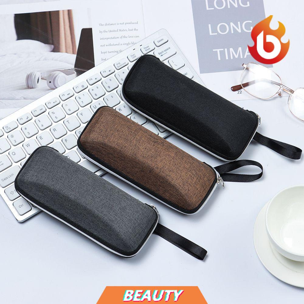 Hộp Đựng Mắt Kính Có Khóa Kéo Nhiều Màu Sắc Phong Cách Vintage Thời Trang Dành Cho Nam Nữ