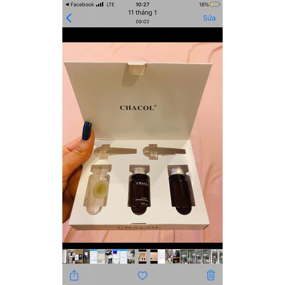 CHACOL TINH CHẤT NHỎ RỐN GIẢM CÂN DETOX HÀN QUỐC