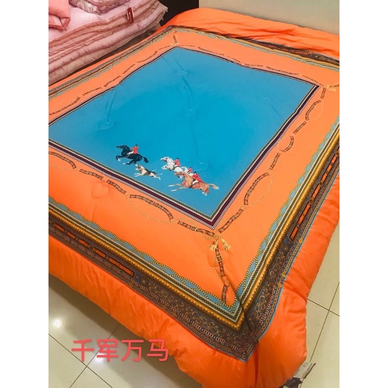 CHĂN LÔNG TUYẾT TRẦN  (1 Mặt tuyết 1 mặt trần vải hoạ tiết)