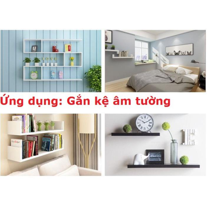 Chốt âm kệ treo tường đủ kích thước - Giá 1 cái