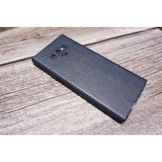 [ Hot_Sale ] Miếng dán da skin SamSung Note 9 - Da bò xanh - D17