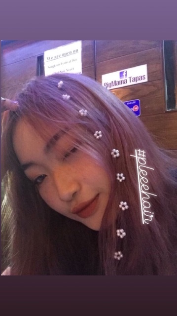 THUỐC NHUỘM TÓC MÀU TÍM KHÓI BASE HỒNG (PHẢI TẨY)+oxy trợ dưỡng và găng tay | BigBuy360 - bigbuy360.vn