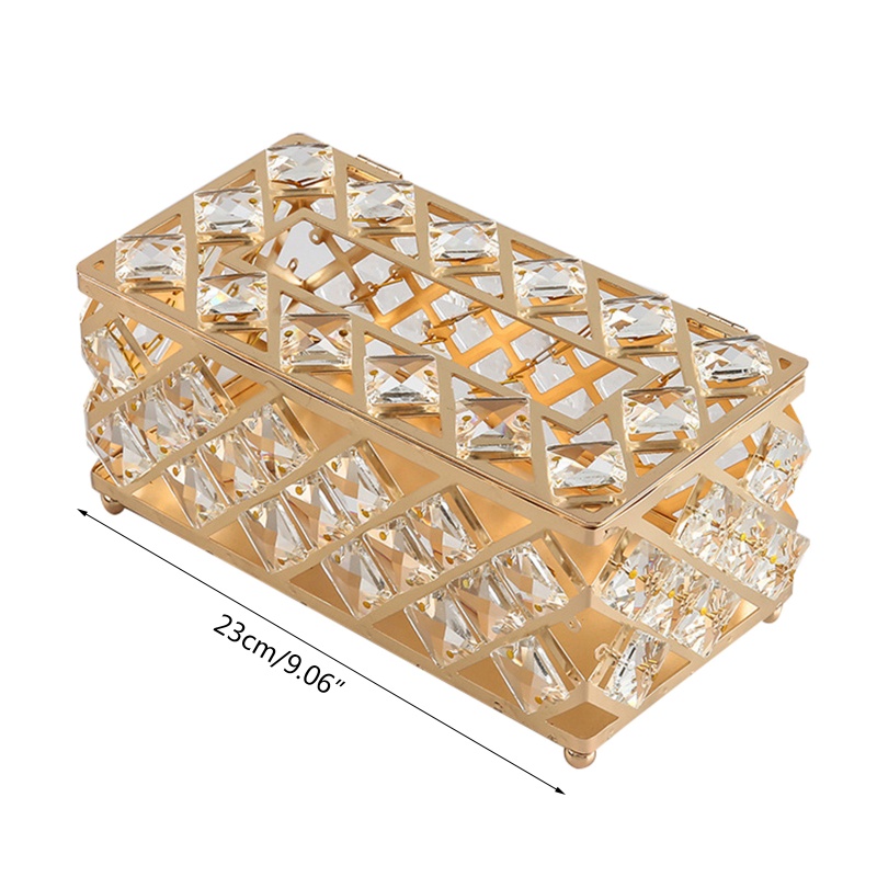 Hộp Đựng Khăn Giấy Hình Chữ Nhật Có Nắp Đậy Ốp