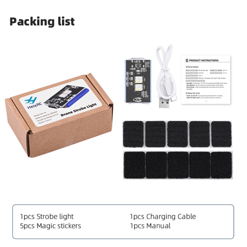 Đèn zzz Chiếu Sáng Chống Va Chạm Xoay 360 Độ Cho Mavic / Phantom / FIMI