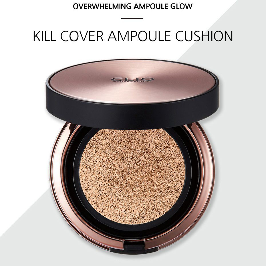 Phấn Nước CLIO Kill Cover Ampoule Cushion SPF50+ PA+++ 2 lõi và 1 bông phấn tone 2.