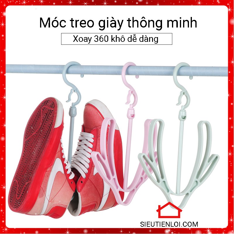 Móc nhựa treo giày dép đa năng tiện  - Móc treo giày,phơi giày siêu tiện lợi