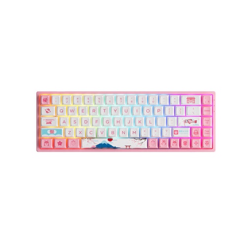 Bàn phím cơ AKKO 3068B Plus World Tour Tokyo R2 Bluetooth 5.0 / Wireless 2.4Ghz / Hotswap / Foam tiêu âm