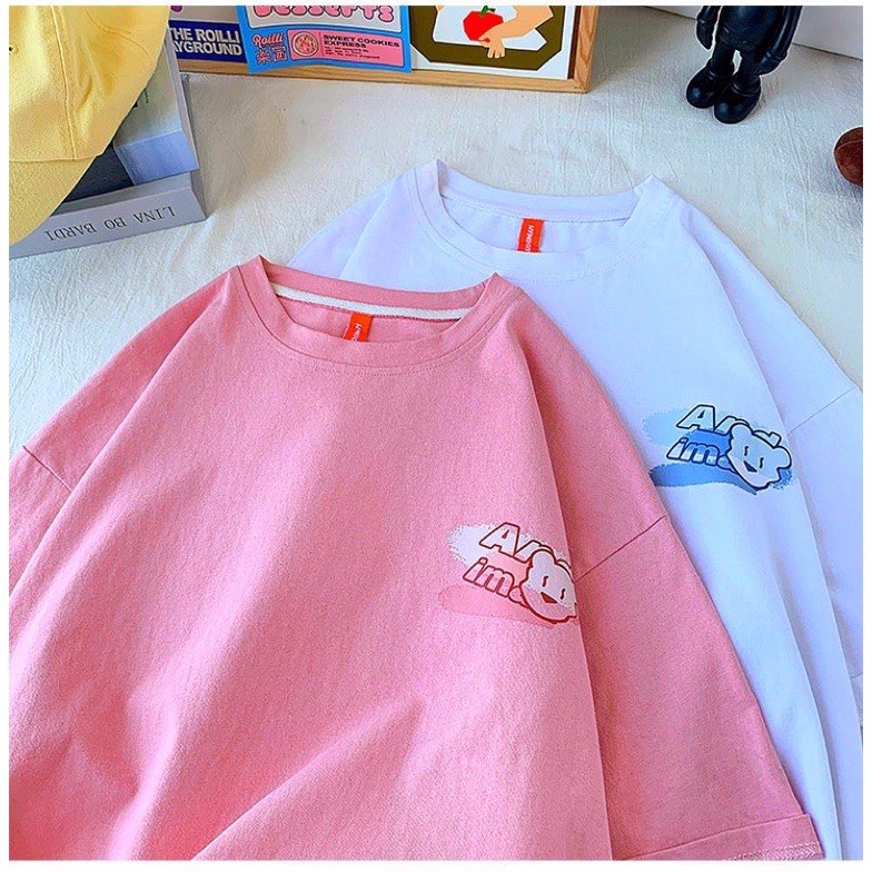 Áo thun unisex tay lỡ cotton 100% 3 Màu Trắng ,Đen, Xám
