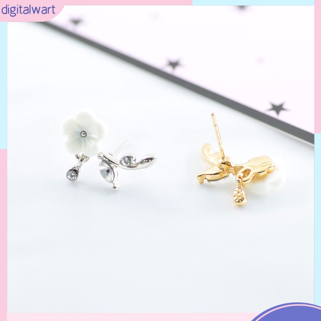 Khuyên Tai Hình Hoa Đính Đá Thời Trang Thanh Lịch Dành Cho Nữ