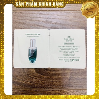 Tinh chất cấp ẩm, chống lão hóa, căng bóng da Ohui Prime Advancer Ampoule Serum gói 1ml
