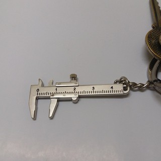 Thước Kẹp iNOX tiện dụng dùng đo thân cây hoa lan, có móc tròn treo chìa khóa