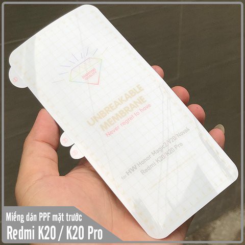 Miếng dán dẻo Flim PPF Xiaomi Redmi K20/ K20 Pro Full màn hình
