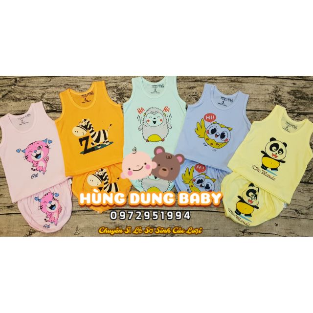 [Siêu Rẻ] Set 5 Bộ chip cotton 100% co dãn 2 chiều