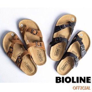 Dép da bò xỏ ngón Bioline unisex siêu êm siêu nhẹ BO6