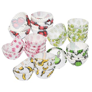 Combo 500 cup giấy mềm lót nướng bánh cupcake 9cm hoa văn