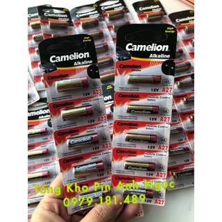 Vỉ 5 viên pin a23 a27 alkaline camelion chính hãng 12v thay khiển cửa cuốn , pin chuông cửa