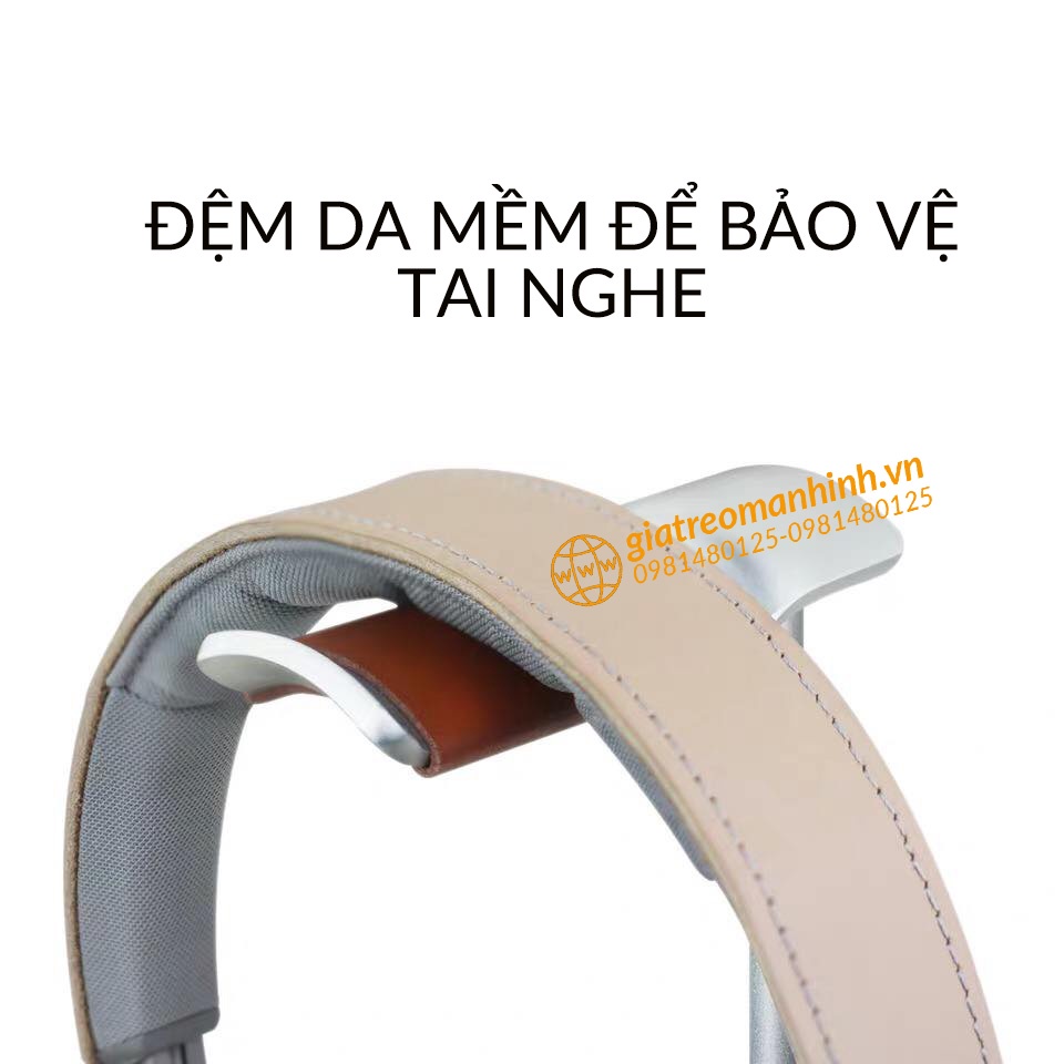 Giá Đỡ Tai Nghe Cao Cấp Crossline - Thiết Kế Full Kim Loại , Đệm Tai Nghe Chất Liệu Da Cao Cấp
