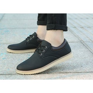Giày Boat Shoes nam trẻ trung Hot thu đông 2018 – Đế tăng cao chống trơn trượt.