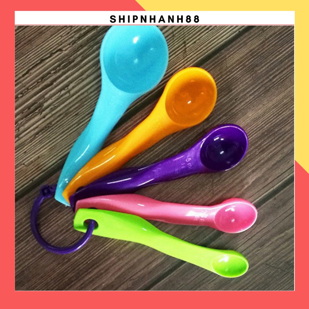 Bộ thìa đong nhà bếp set 5 cái 2460 shipnhanh88