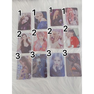 Ảnh thẻ the show - blackpink photocard chính hãng