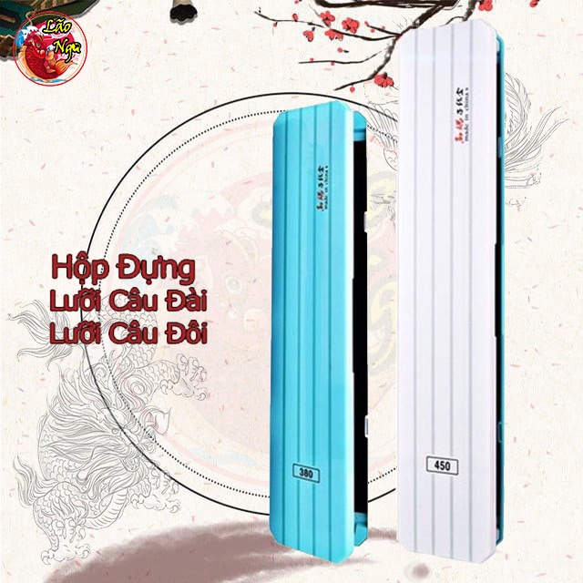 Hộp Đựng Lưỡi Câu Đài Lưỡi Câu Đôi, Thẻo Câu Cá Chuyên Dành Cho Câu Đài Tiện Lợi Hàng Cao Cấp