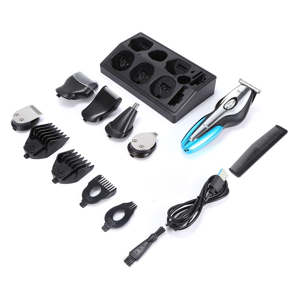 Tông đơ cắt tóc/cạo râu chạy điện Kemei chuyên nghiệp có thể sạc lại KM-5031