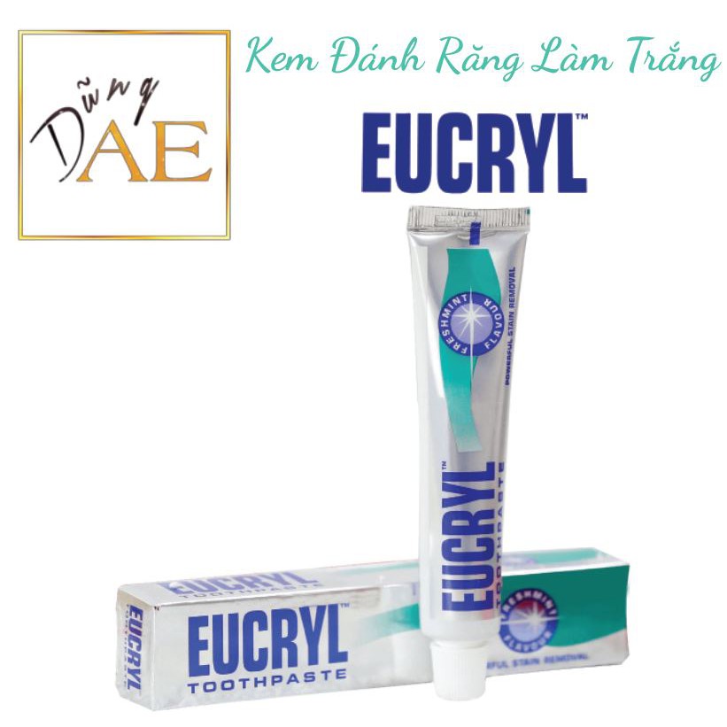 Eucryl Làm Trắng Răng - Kem Đánh Răng Tẩy Trắng Eucryl Toothpaste 62g