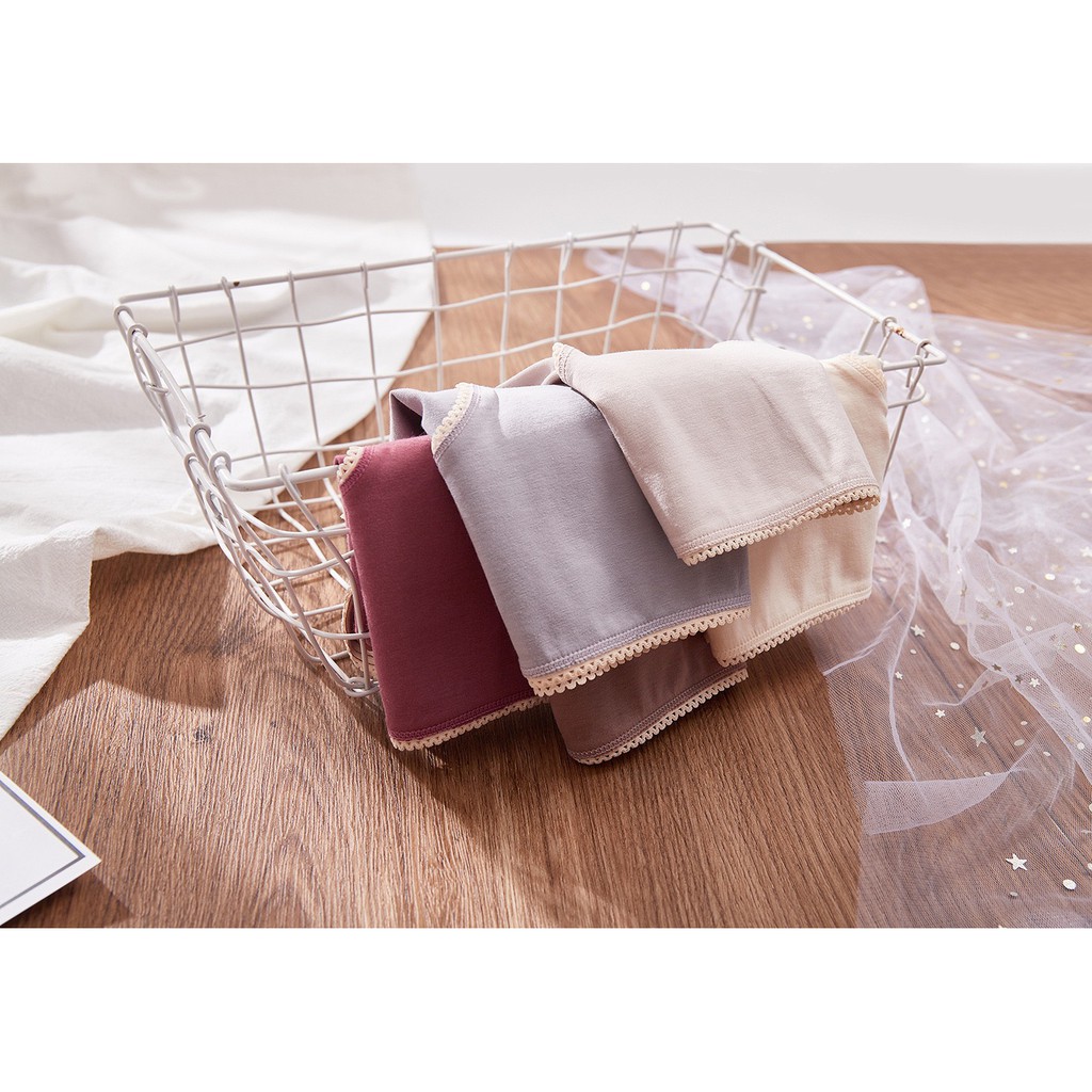 QUẦN LÓT NỮ COTTON VANVENE VIỀN REN CẠP VỪA LÓT DẬP KHÁNG KHUẨN MỚI CÓ BIGSIZE 2XL Q190 | BigBuy360 - bigbuy360.vn