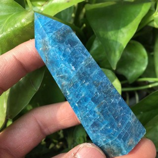 Trụ đá thanh tẩy Blue apatite