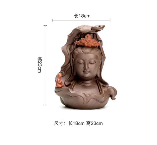 TƯỢNG GỐM CHÂN DUNG QUAN ÂM BỒ TÁT- TƯỢNG ĐẸP- TƯỢNG PHẬT- TƯỢNG TRANG TRÍ