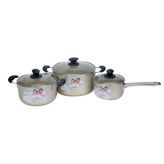 Nồi Midea MW-AT3Z - Bộ 3 nồi