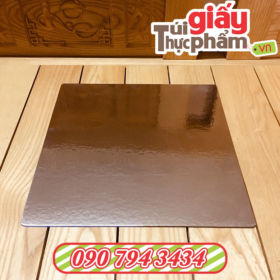 50 Đế lót bánh kem Vuông size 28cm (Bạc)