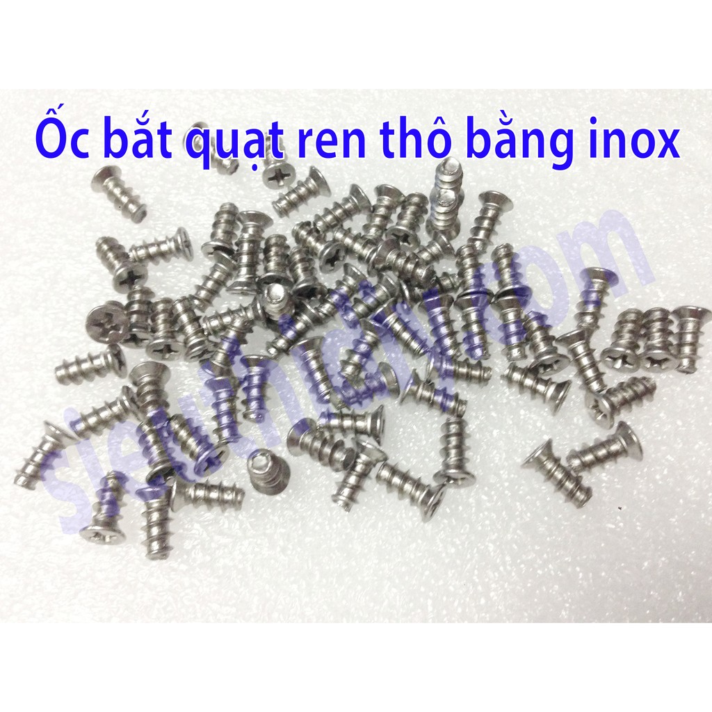 Ốc vít quạt nguồn, quạt thùng case M5*8/10 ren thô các loại