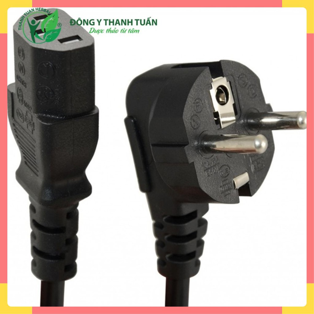 Dây Nguồn 3 Cực Dẹt Đa Năng Cao Cấp - Dùng Cho Ấm Sắc Thuốc, Nồi Cơm, Ấm Điện, PC