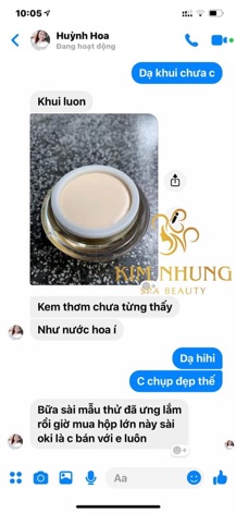 Kem trắng da spa beauty
