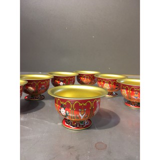 Bộ chén cúng dường tám cát tường (bộ 8  cái)