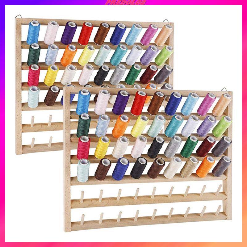 Giá Đỡ 54 Cuộn Chỉ Thêu Treo Tường Tiện Dụng Predolo2