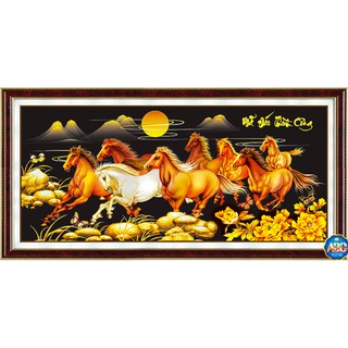 Tranh Đính Đá ABC 3D Mã Đáo Thành Công DF223 , D9269 (KHÁCH TỰ ĐÍNH) KT:97X47CM