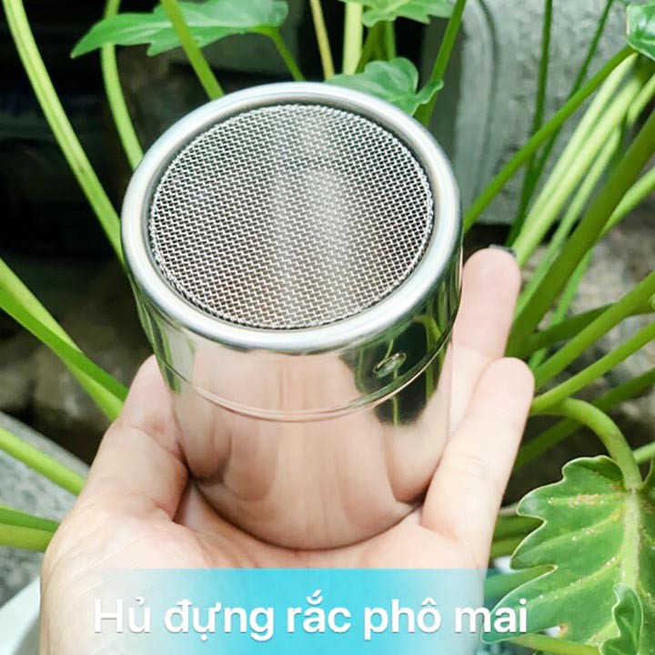 Lọ rắc bột phô mai - bột gia vị inox 304 (loại dầy)