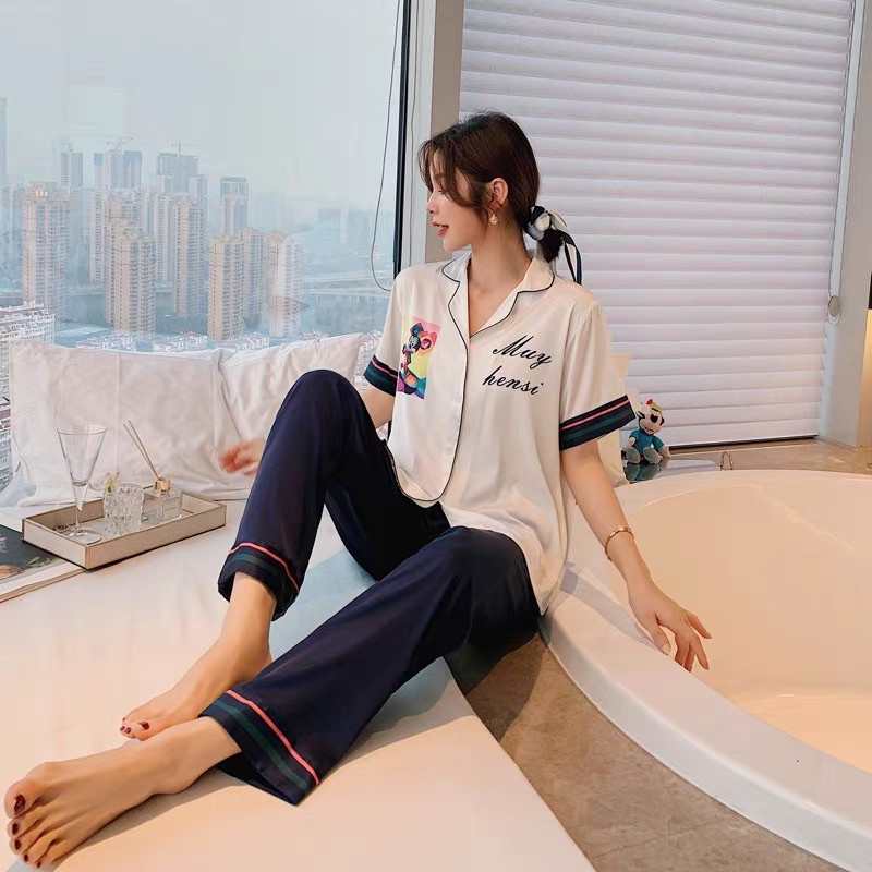 Đồ bộ mặc nhà ❣️ bộ ngủ pijama lụa cao cấp chất siêu đẹp | BigBuy360 - bigbuy360.vn