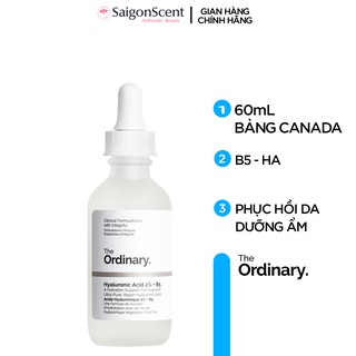 [SaigonScent] Tinh chất phục hồi da The Ordinary Hyaluronic Acid + B5 ( 60mL )