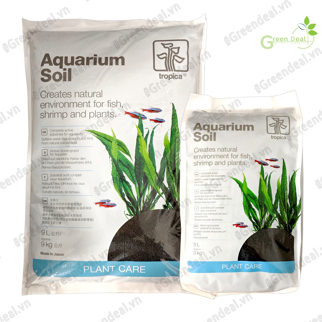 TROPICA - Aquarium Soil (Bao 9 Lít) | Đất nền cao cấp cho hồ thủy sinh