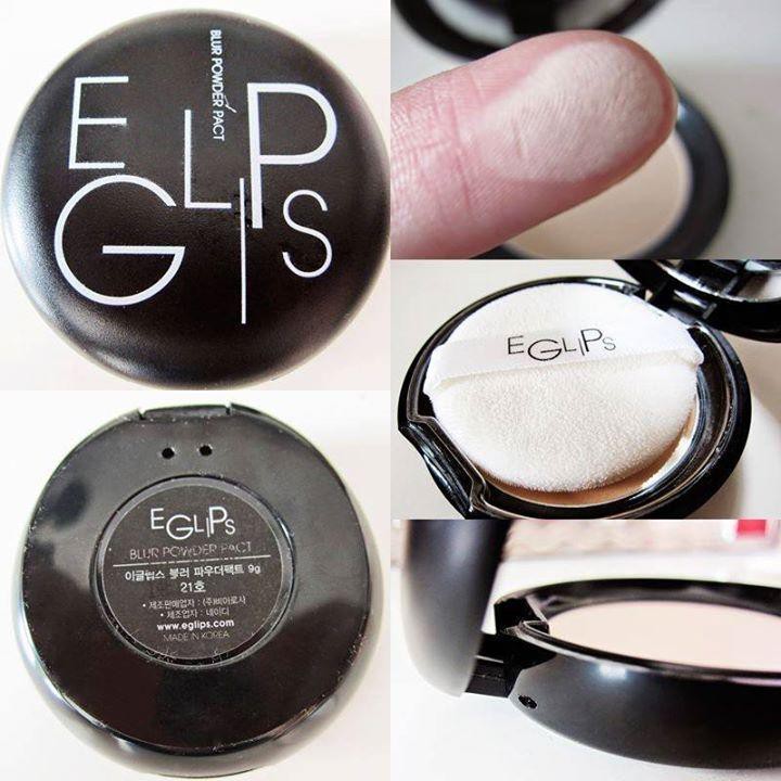 Phấn Phủ Eglips Blur Powder Pact Màu Đen