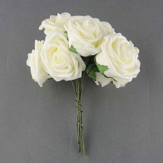 Bó 10 Hoa Hồng Giả Trang Trí Tiệc Cưới